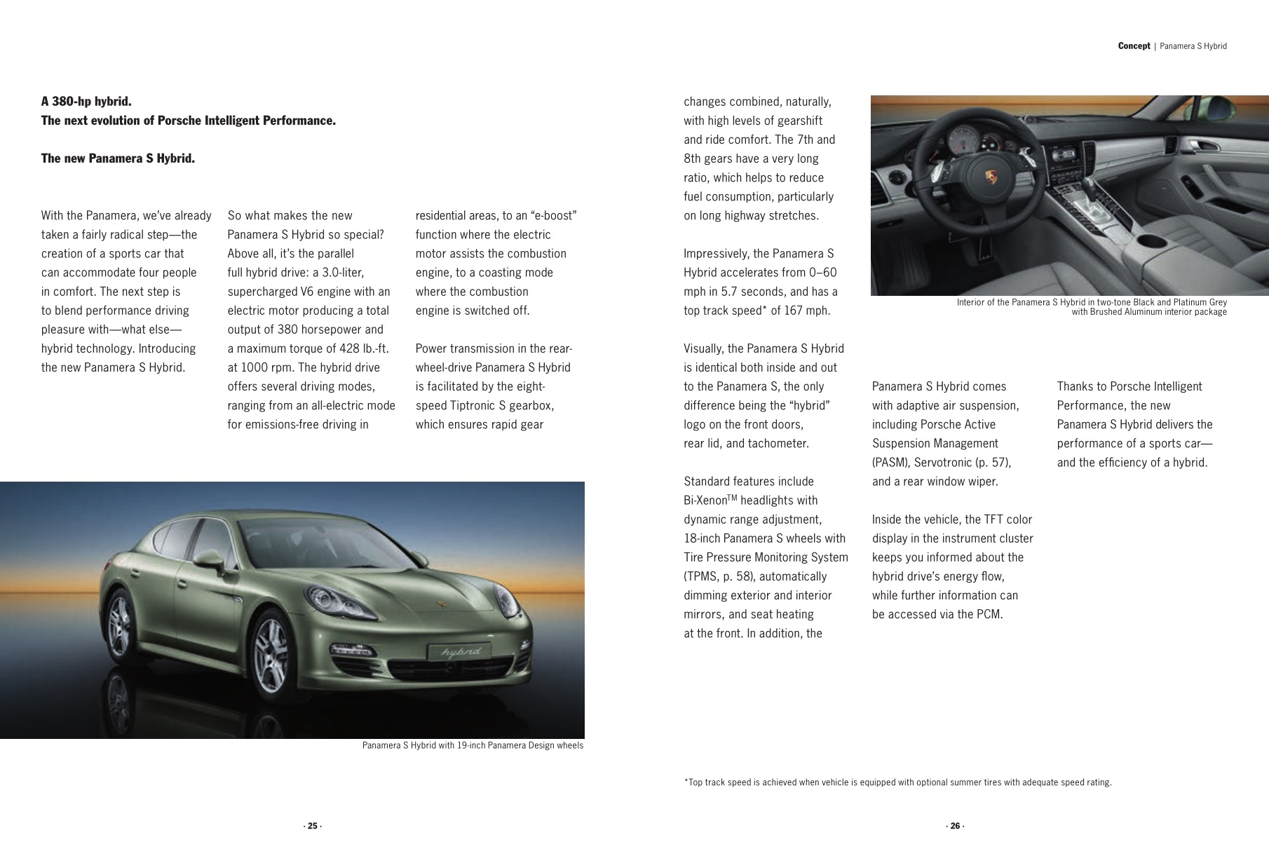 2012 Porsche Panamera Brochure Page 12